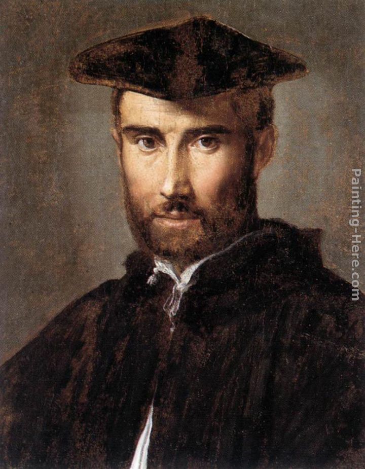 Portrait of a Man painting - Parmigianino Portrait of a Man art painting
